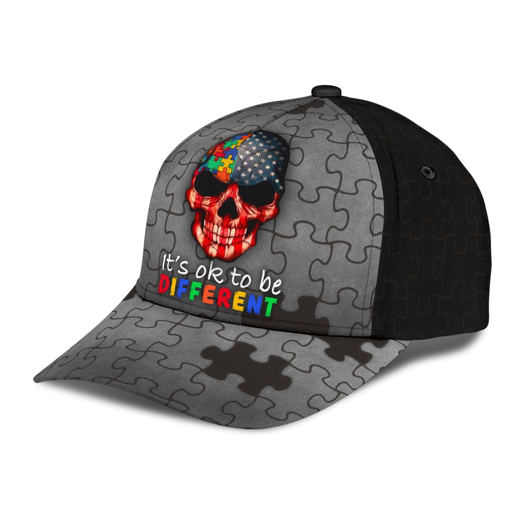 Autism It'S Okay To Be Different - Autism Awareness Classic Cap 0921