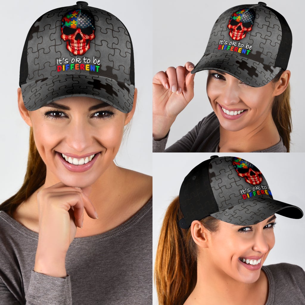 Autism It'S Okay To Be Different - Autism Awareness Classic Cap 0921
