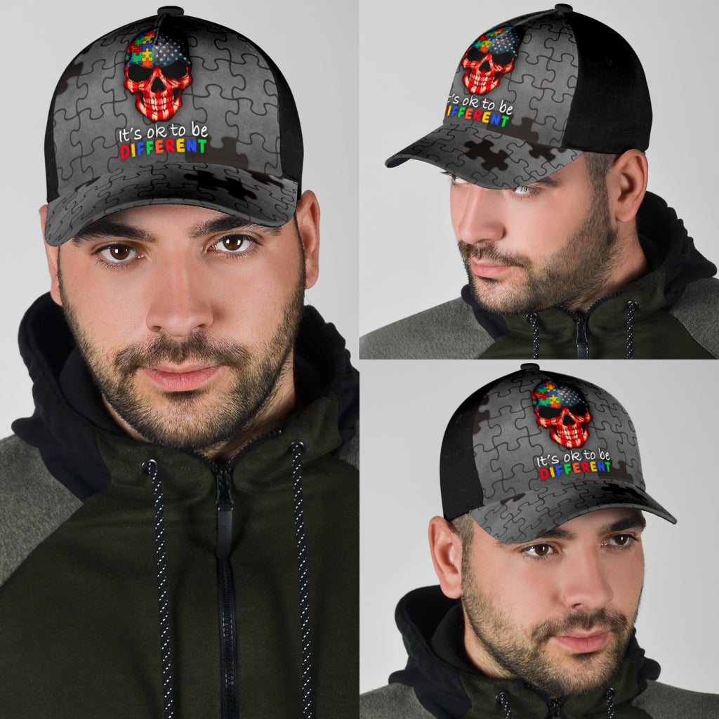 Autism It'S Okay To Be Different - Autism Awareness Classic Cap 0921