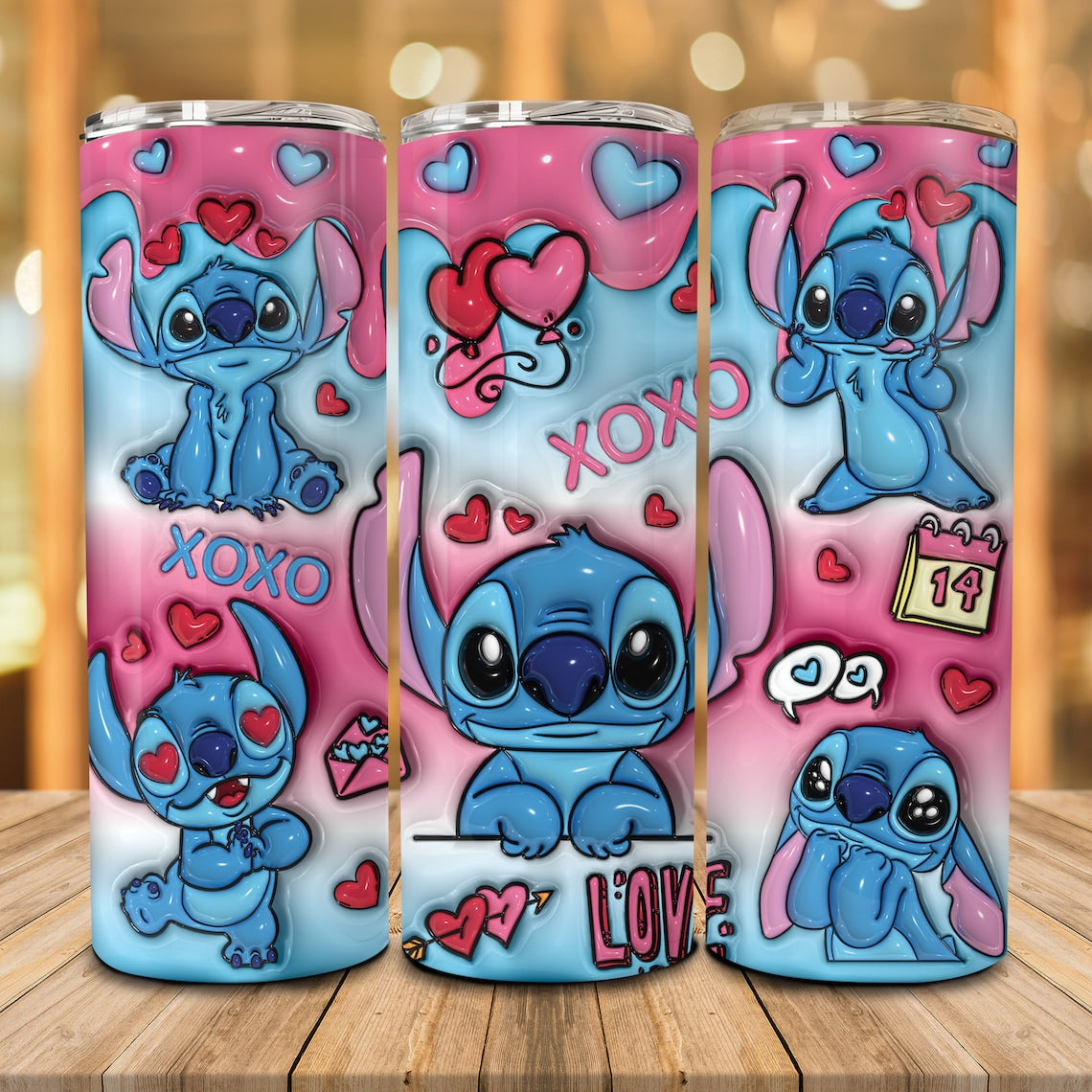 True Love Ohana Skinny Tumbler 0124