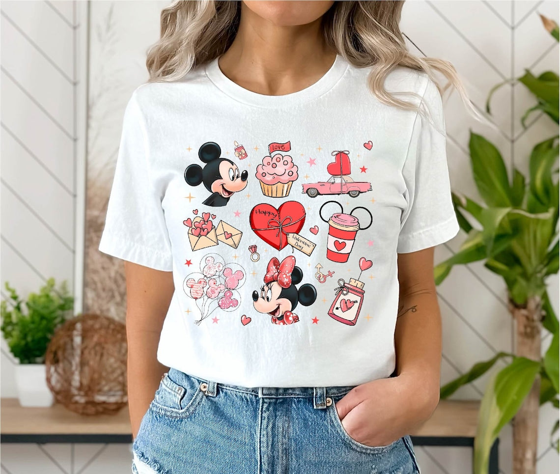 Happy Valentine's Day Mouse T-shirt & Hoodie 0124