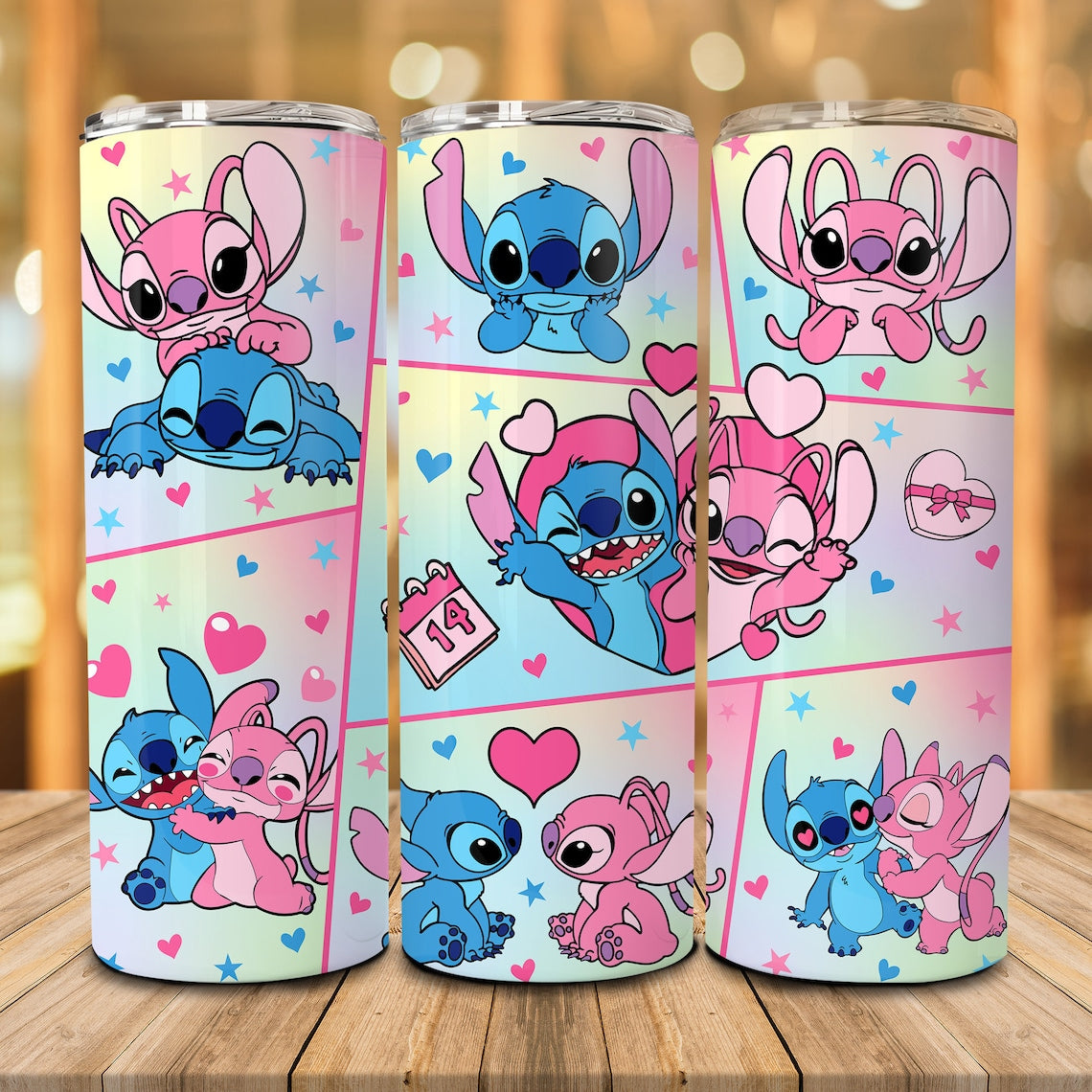 Be My Valentine Ohana Skinny Tumbler 0124