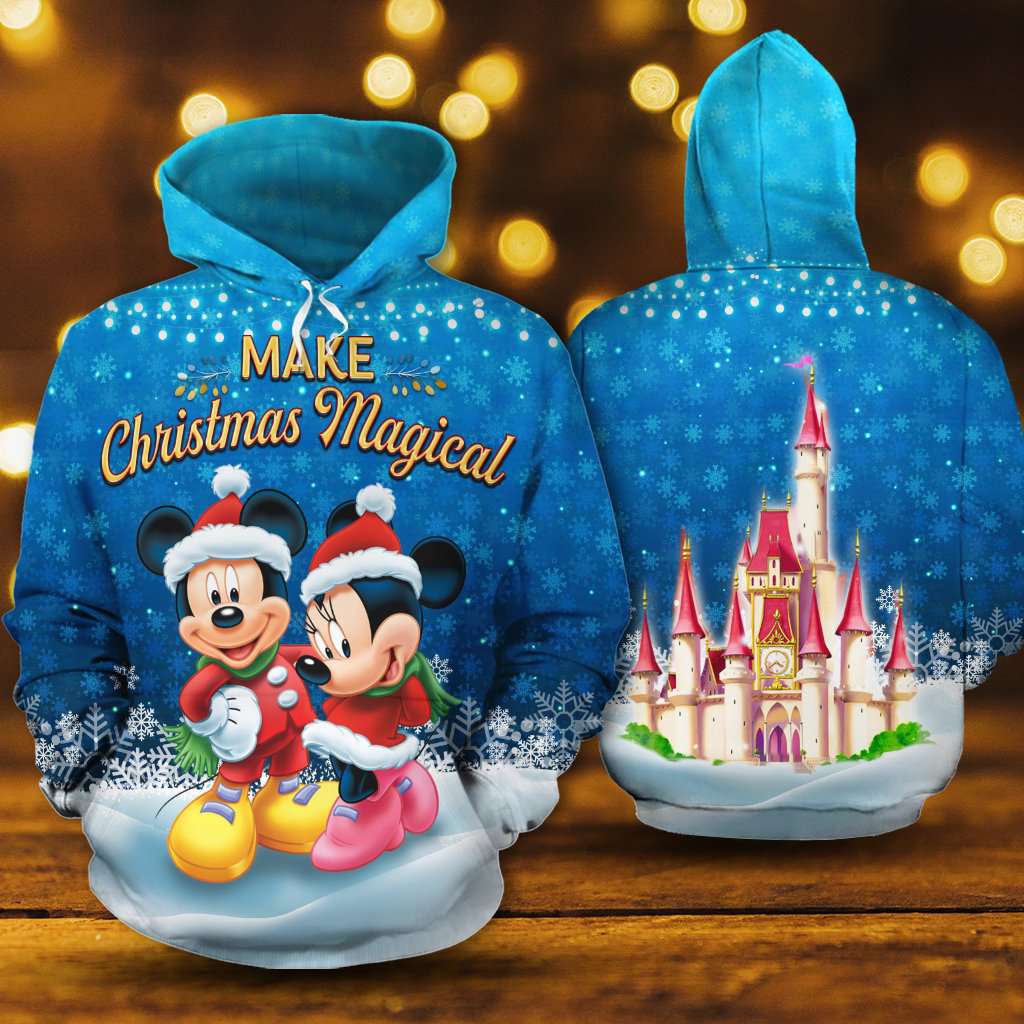 Make Christmas Magical Mouse All Over Shirt 0823