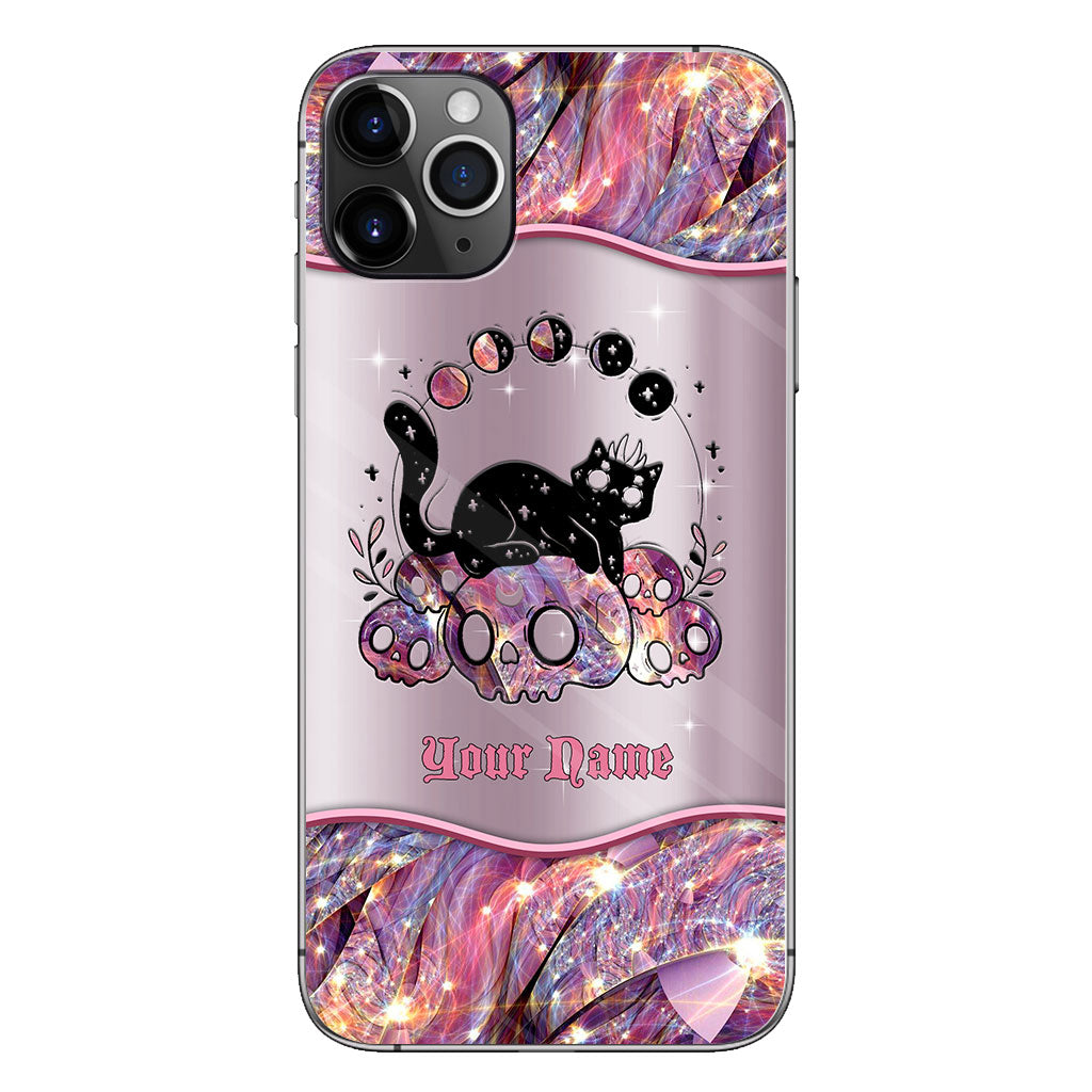 The Cat Witch - Personalized Black Cat Phone Case