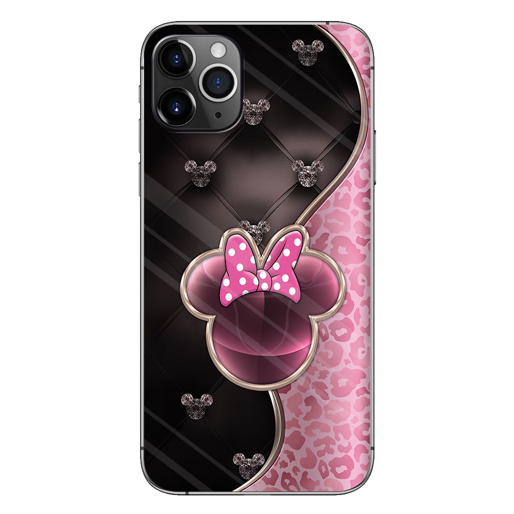 Magic Black Pink - Personalized Mouse Phone Case