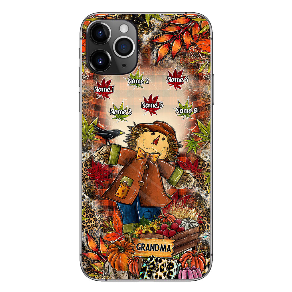 Grandma - Personalized Fall Grandma Phone Case