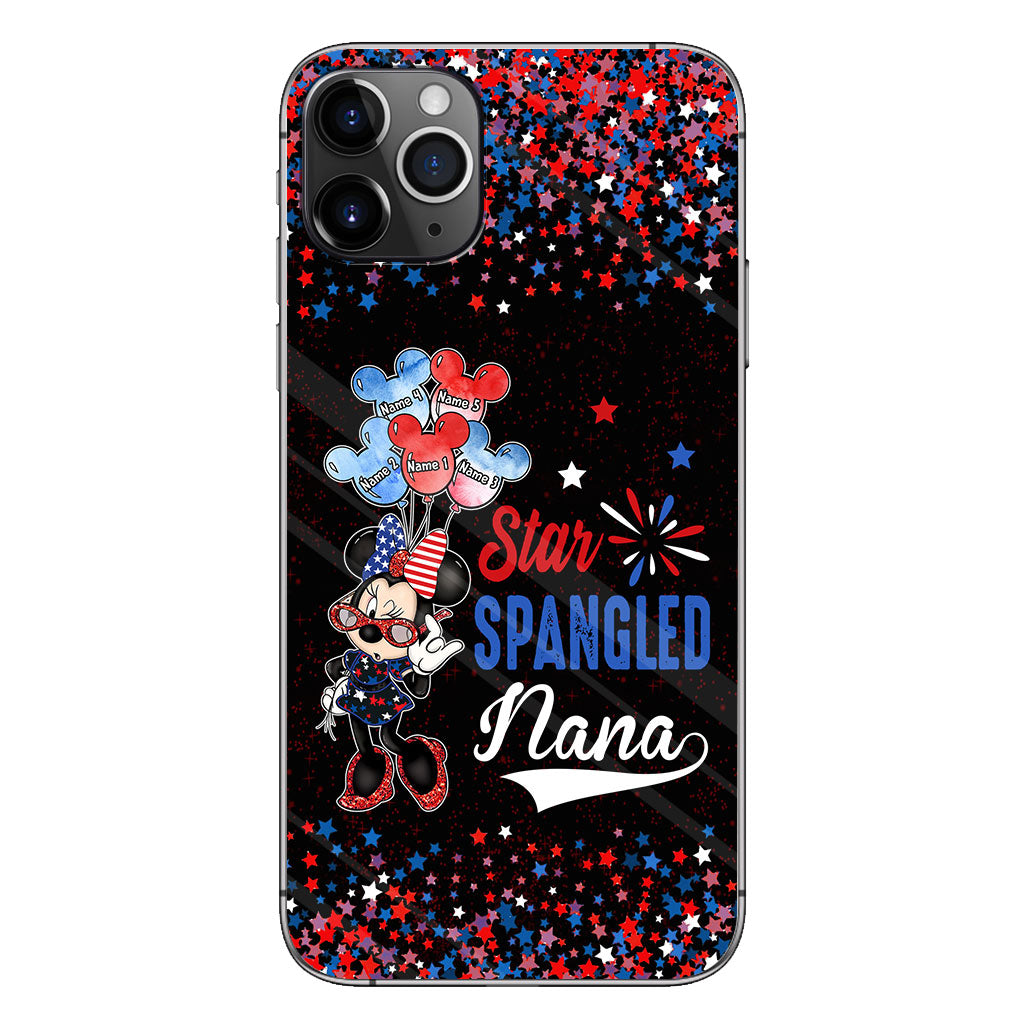 Star Spangled Nana - Personalized Independence Day Grandma Phone Case