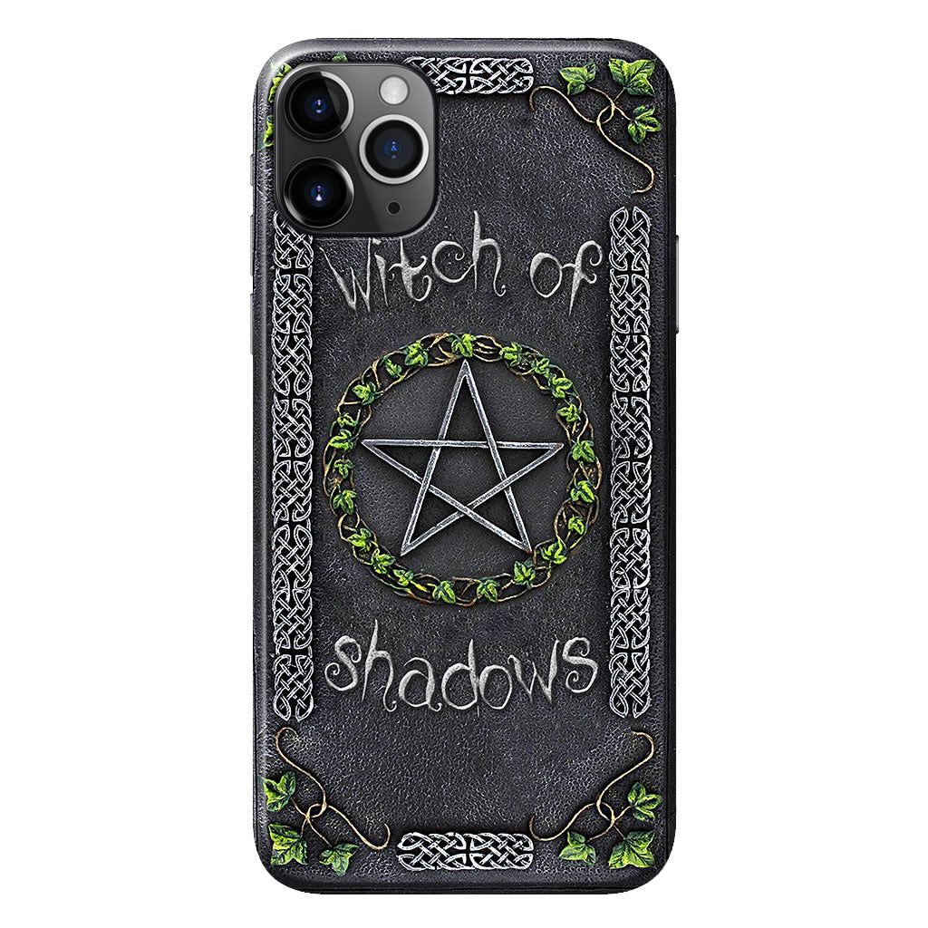 Witch Of Shadows Personalized Leather 3D Printed Phone Case