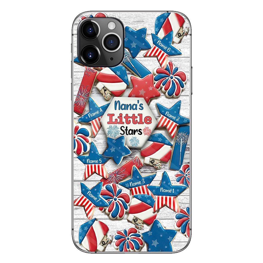 Nana's Little Stars - Personalized Independence Day Grandma Phone Case