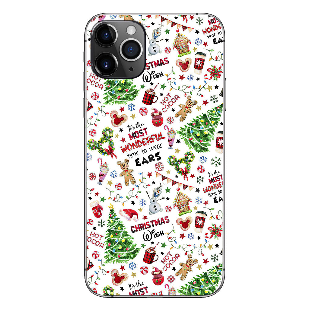 Wonderful Time Of The Year - Christmas Mouse Phone Case