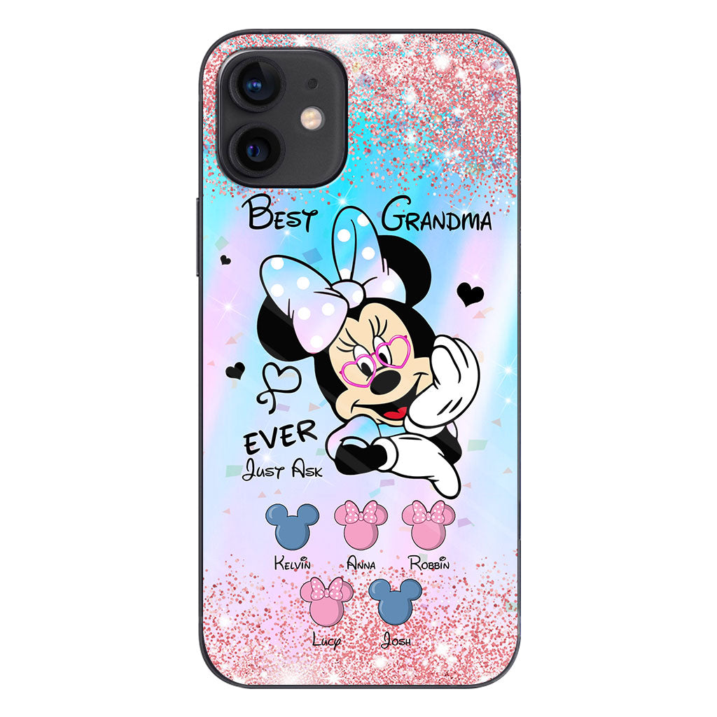 Best Grandma Ever Mouse Ears - Personalized Phone Case