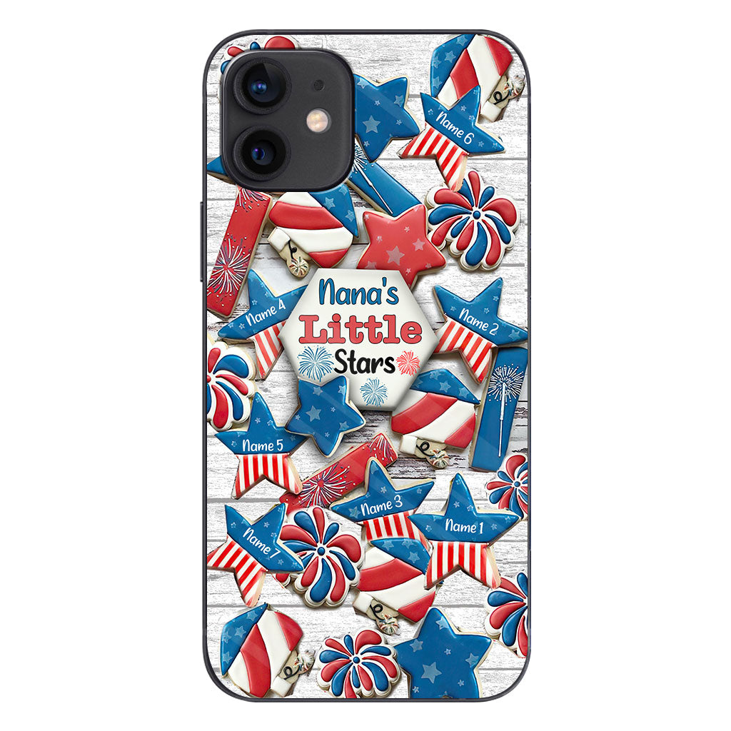 Nana's Little Stars - Personalized Independence Day Grandma Phone Case
