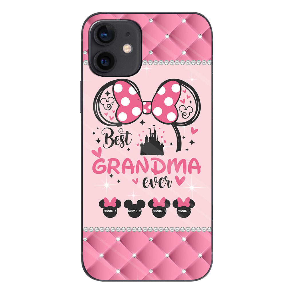 Best Grandma Ever Mouse Ears - Personalized Mouse Phone Case