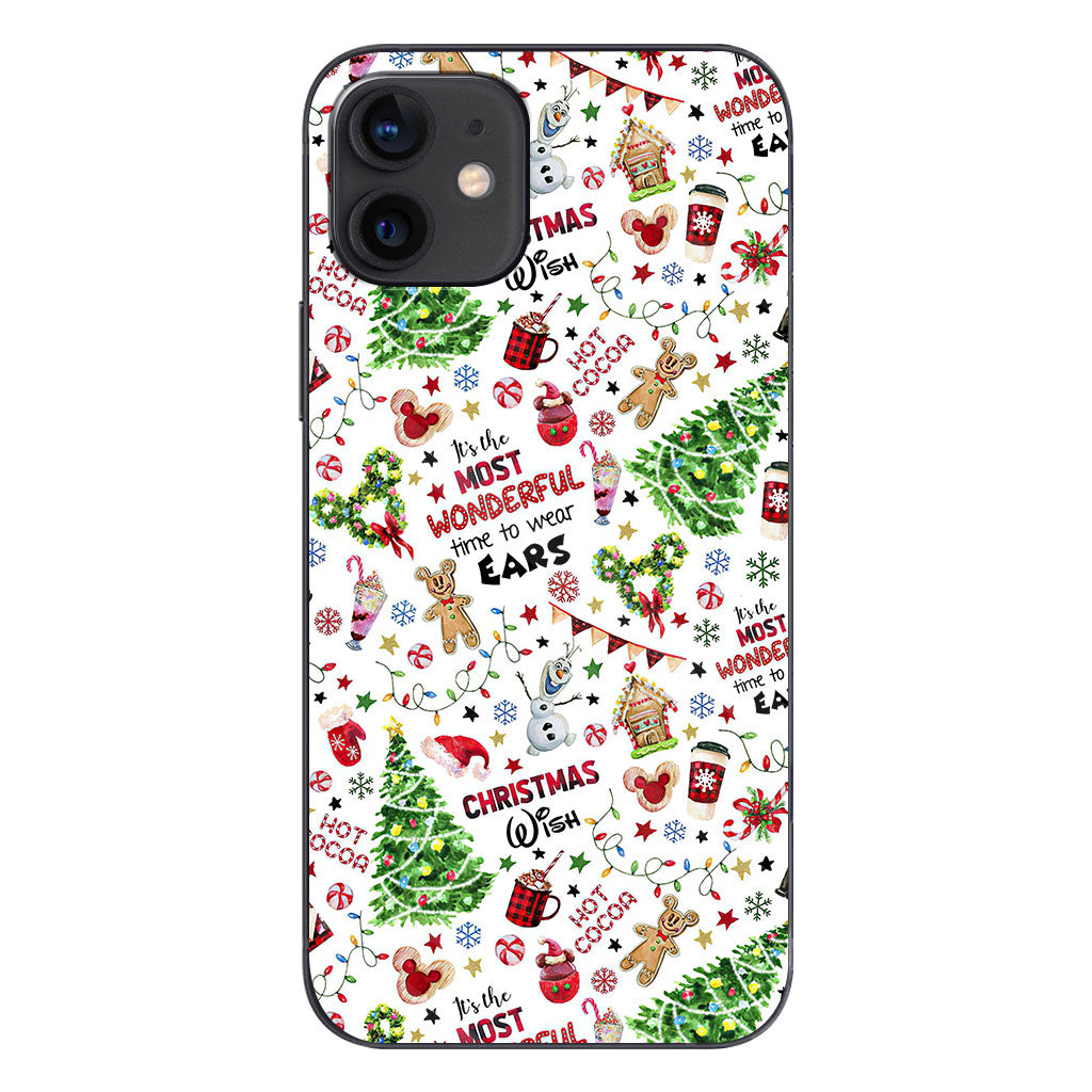 Wonderful Time Of The Year - Christmas Mouse Phone Case