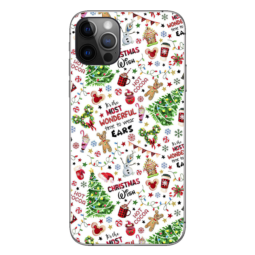 Wonderful Time Of The Year - Christmas Mouse Phone Case