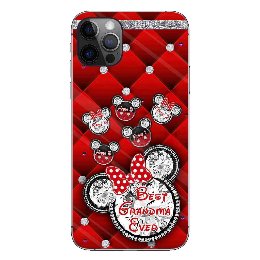 Best Grandma Ever - Personalized Mouse Phone Case