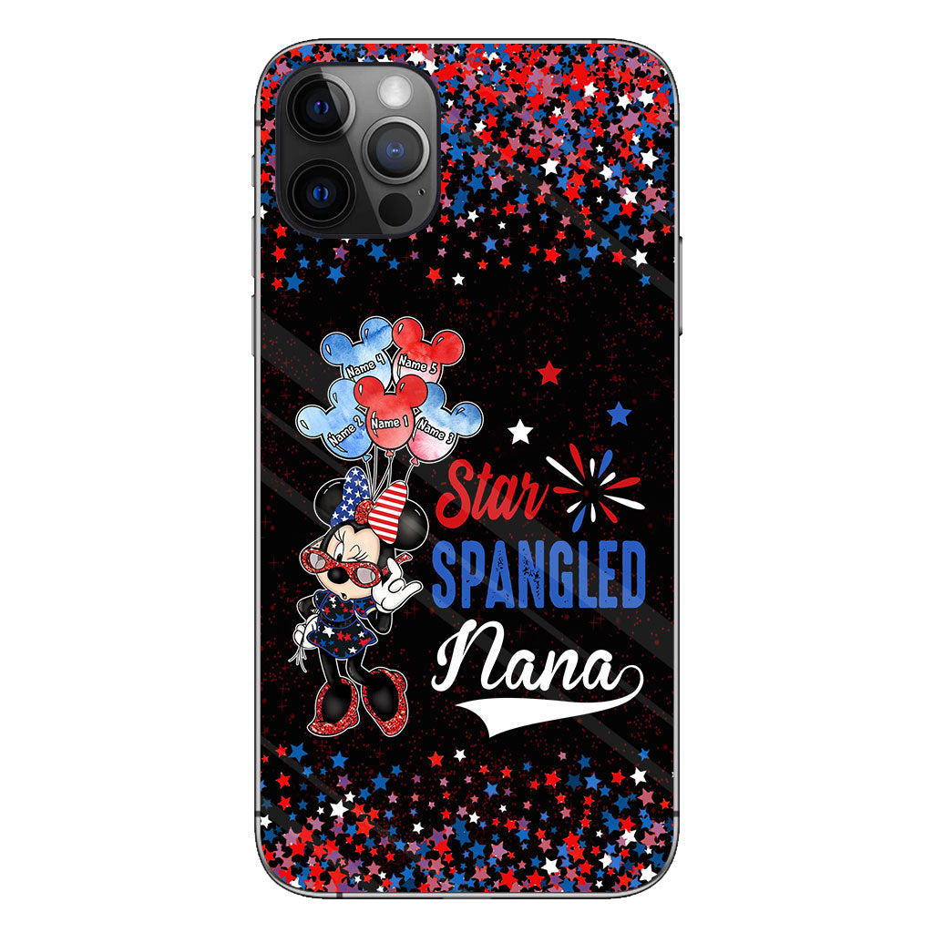 Star Spangled Nana - Personalized Independence Day Grandma Phone Case
