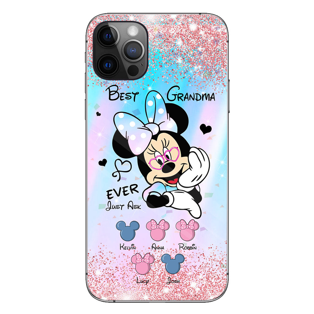 Best Grandma Ever Mouse Ears - Personalized Phone Case