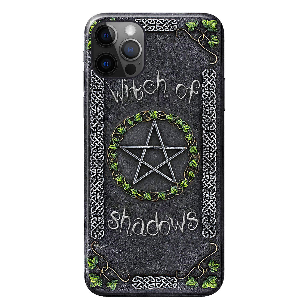 Witch Of Shadows Personalized Leather 3D Printed Phone Case
