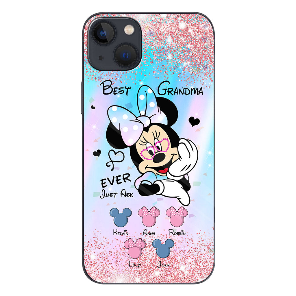Best Grandma Ever Mouse Ears - Personalized Phone Case