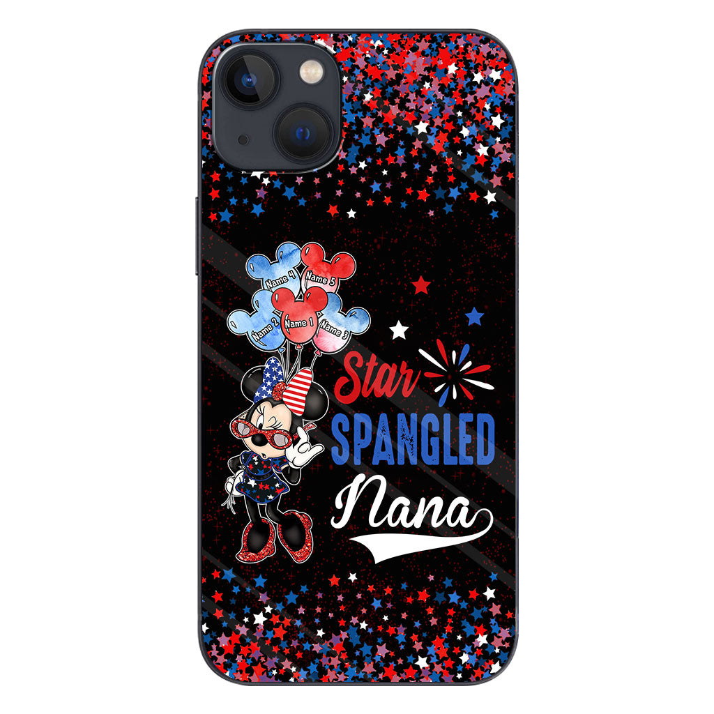 Star Spangled Nana - Personalized Independence Day Grandma Phone Case