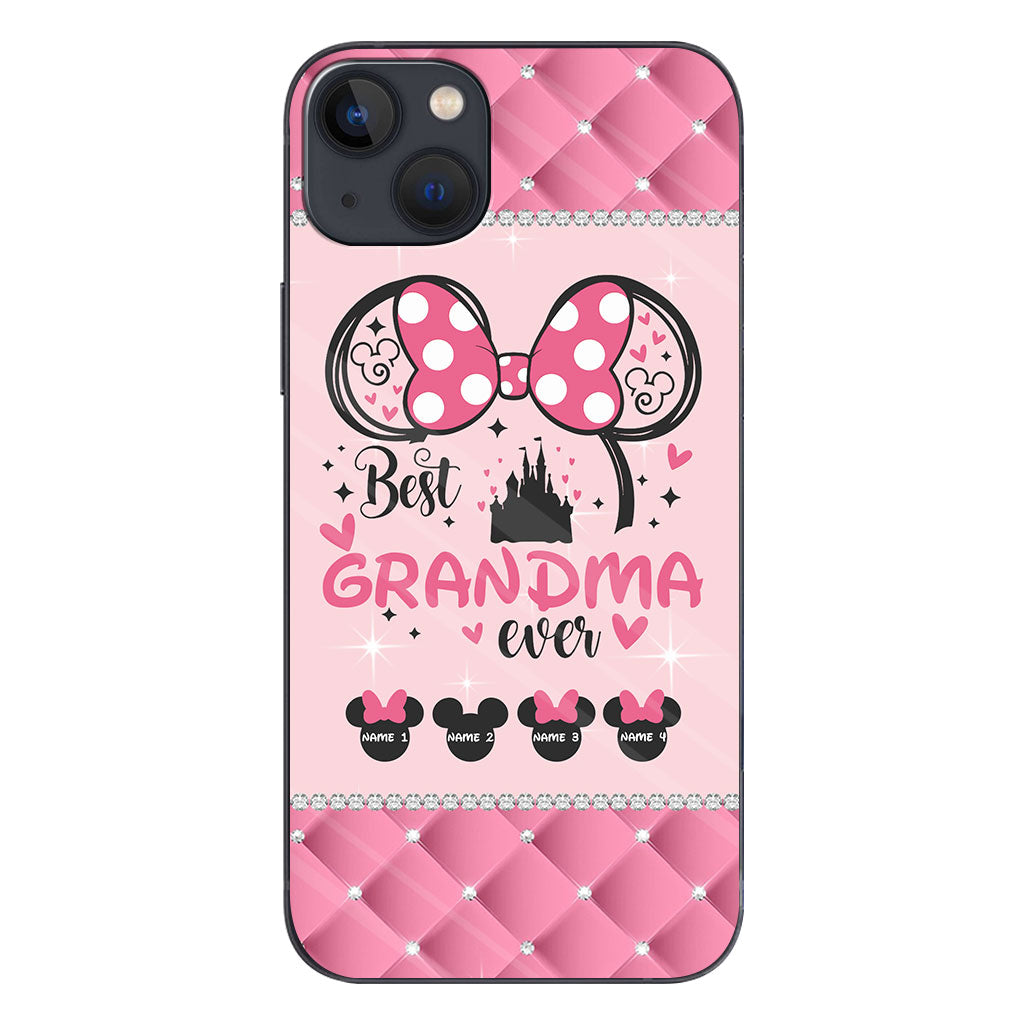 Best Grandma Ever Mouse Ears - Personalized Mouse Phone Case