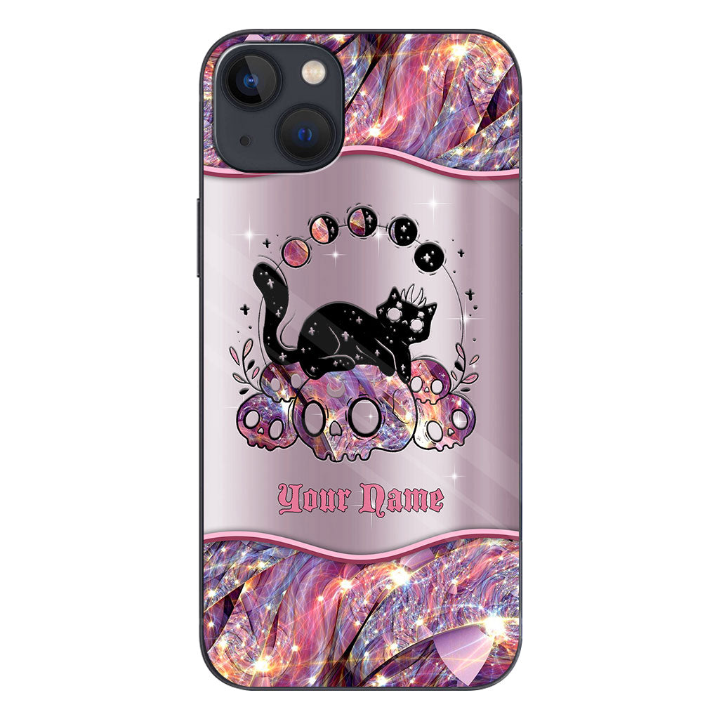 The Cat Witch - Personalized Black Cat Phone Case