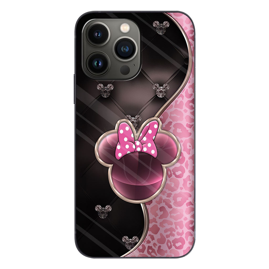 Magic Black Pink - Personalized Mouse Phone Case