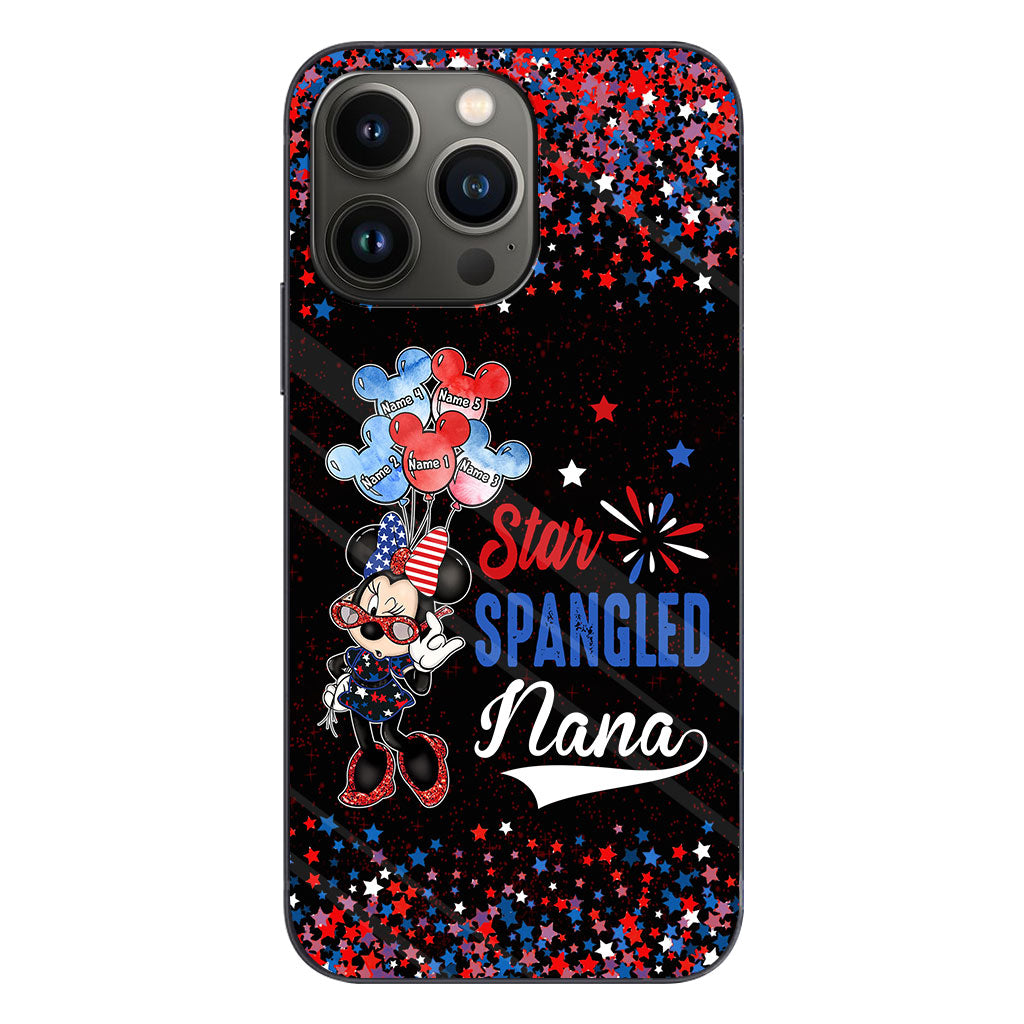 Star Spangled Nana - Personalized Independence Day Grandma Phone Case