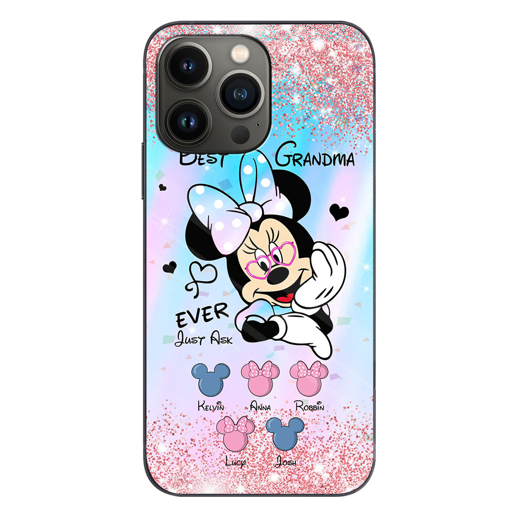 Best Grandma Ever Mouse Ears - Personalized Phone Case