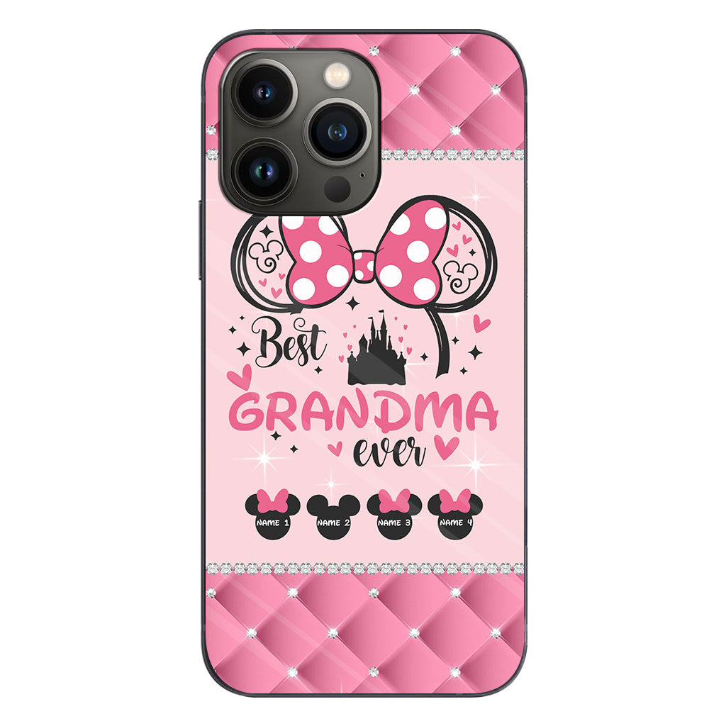 Best Grandma Ever Mouse Ears - Personalized Mouse Phone Case