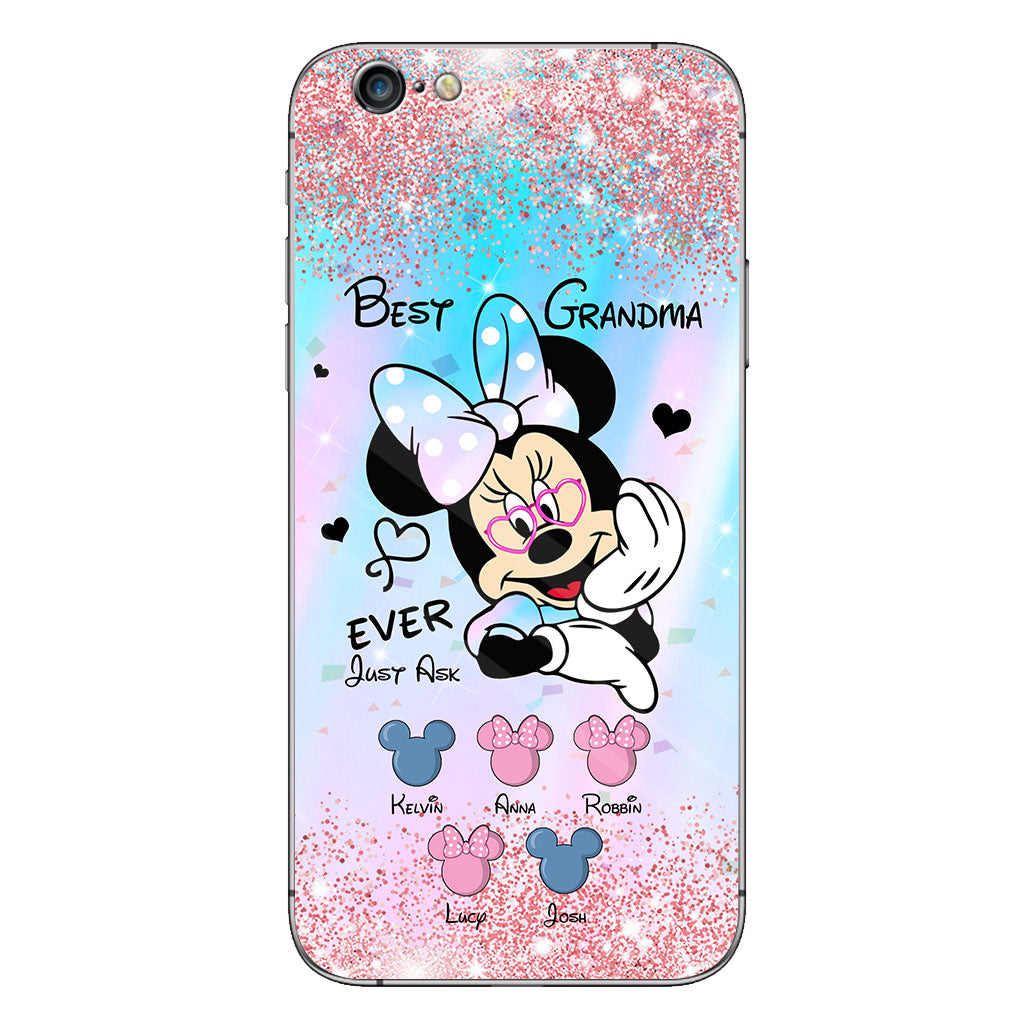 Best Grandma Ever Mouse Ears - Personalized Phone Case