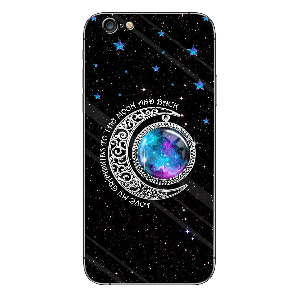Love My Grandchildren To The Moon And Back - Grandma Personalized Phone Case