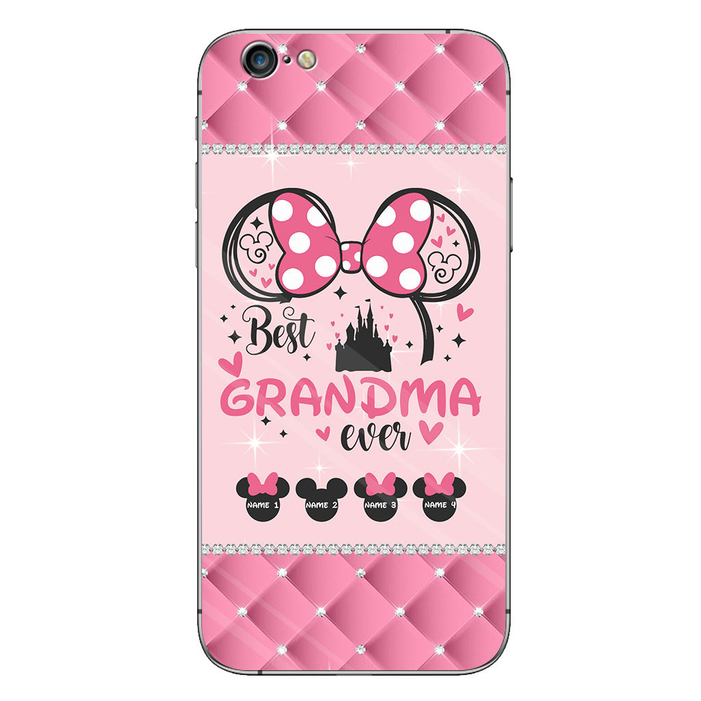 Best Grandma Ever Mouse Ears - Personalized Mouse Phone Case