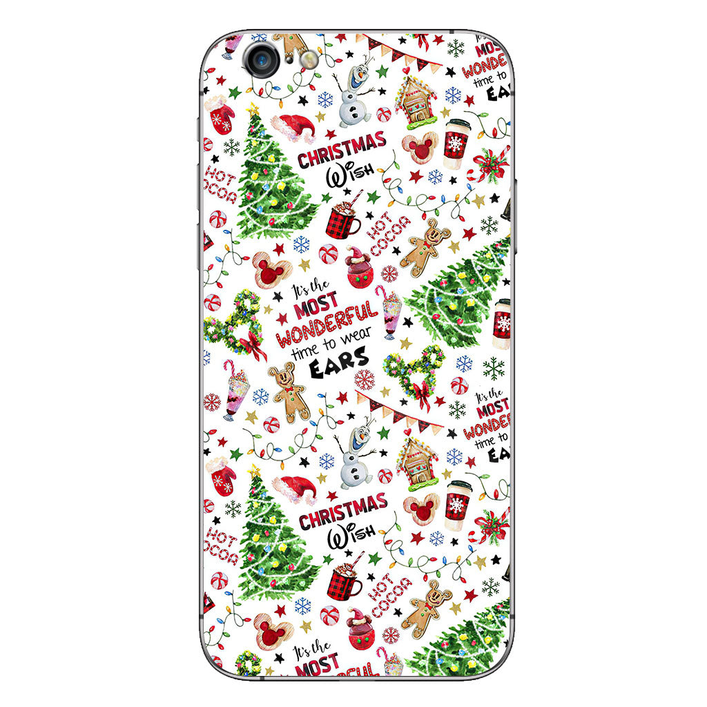 Wonderful Time Of The Year - Christmas Mouse Phone Case