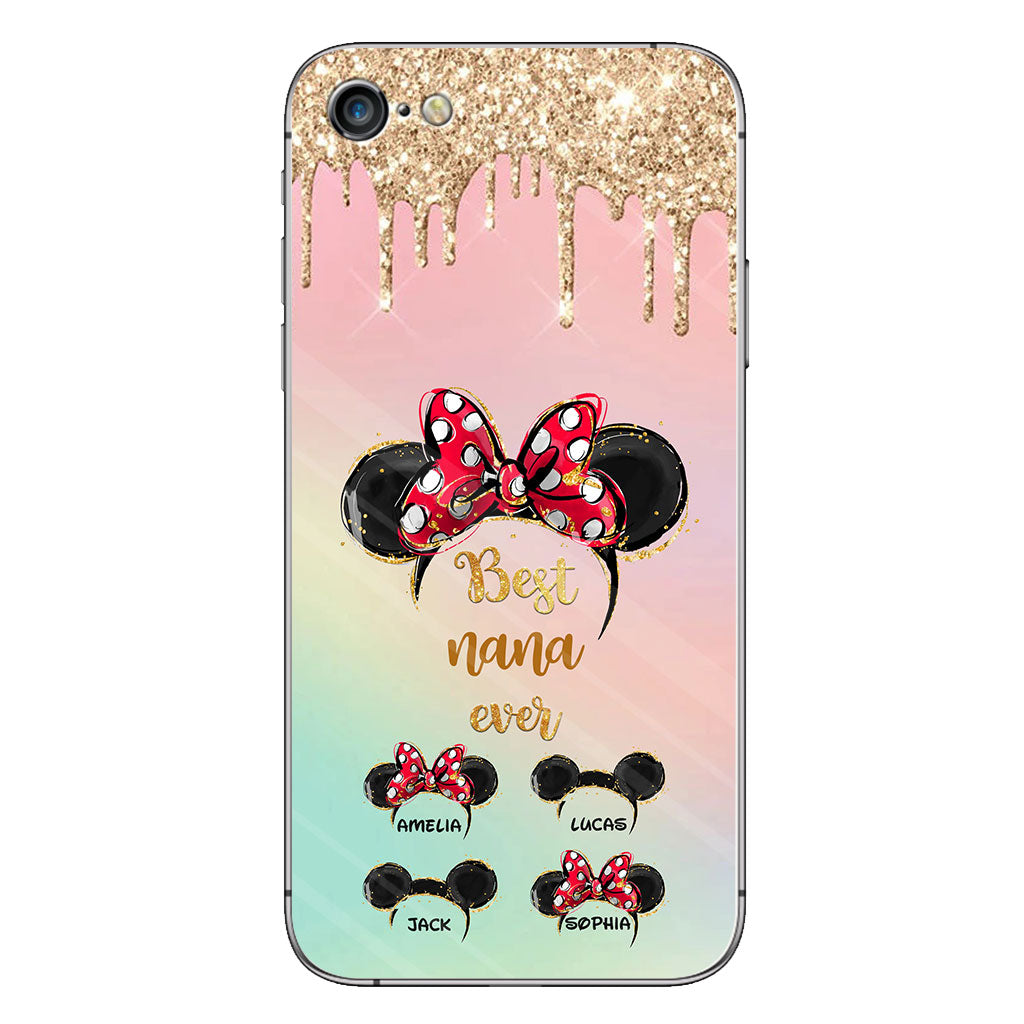 Happiest Nana Ever - Personalized Mother's Day Mouse Phone Case
