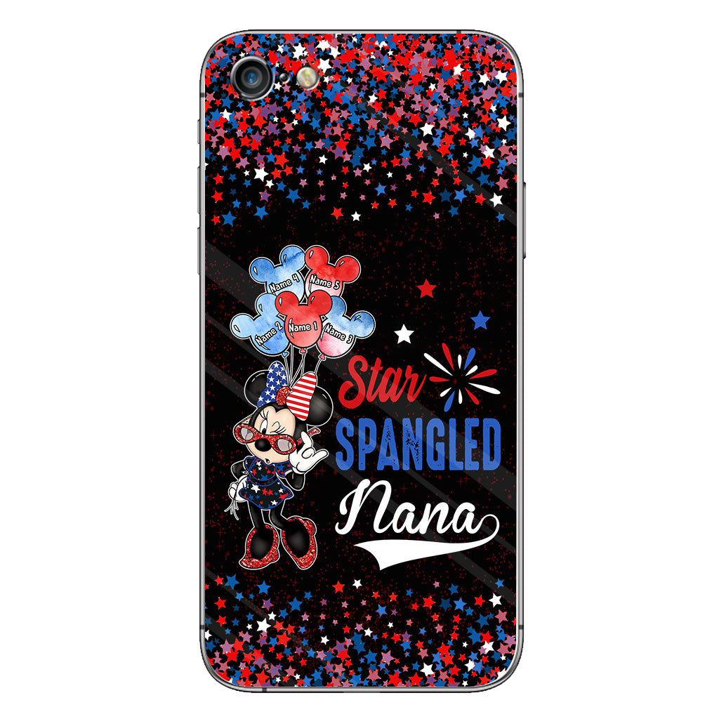 Star Spangled Nana - Personalized Independence Day Grandma Phone Case