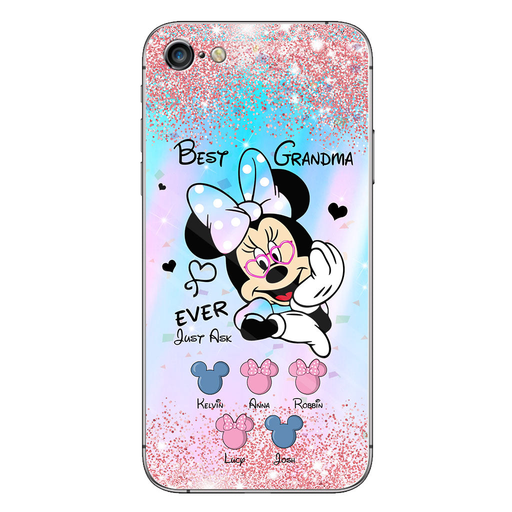 Best Grandma Ever Mouse Ears - Personalized Phone Case