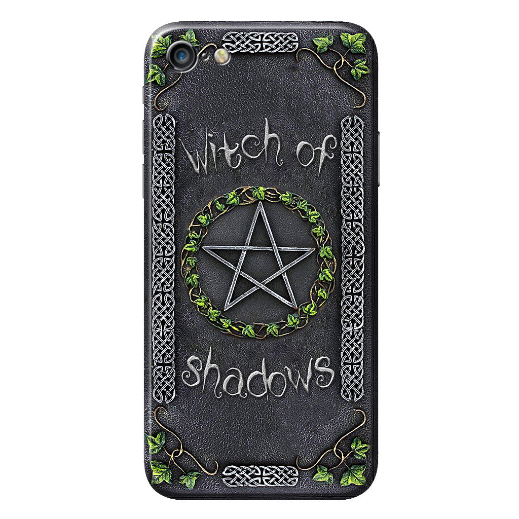 Witch Of Shadows Personalized Leather 3D Printed Phone Case