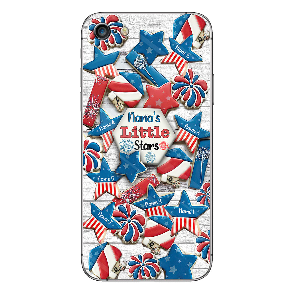 Nana's Little Stars - Personalized Independence Day Grandma Phone Case