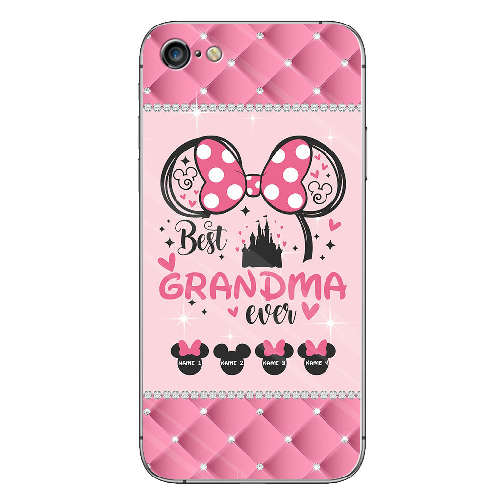 Best Grandma Ever Mouse Ears - Personalized Mouse Phone Case