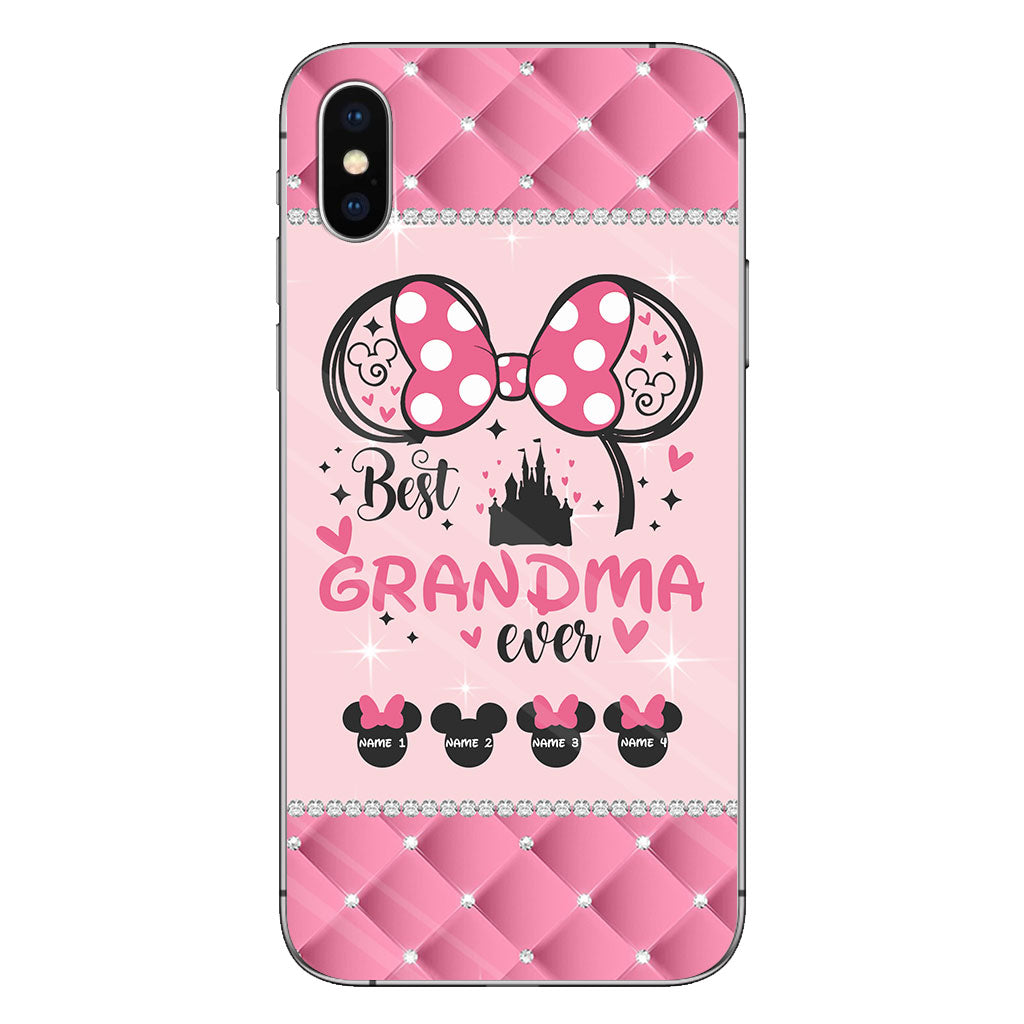 Best Grandma Ever Mouse Ears - Personalized Mouse Phone Case