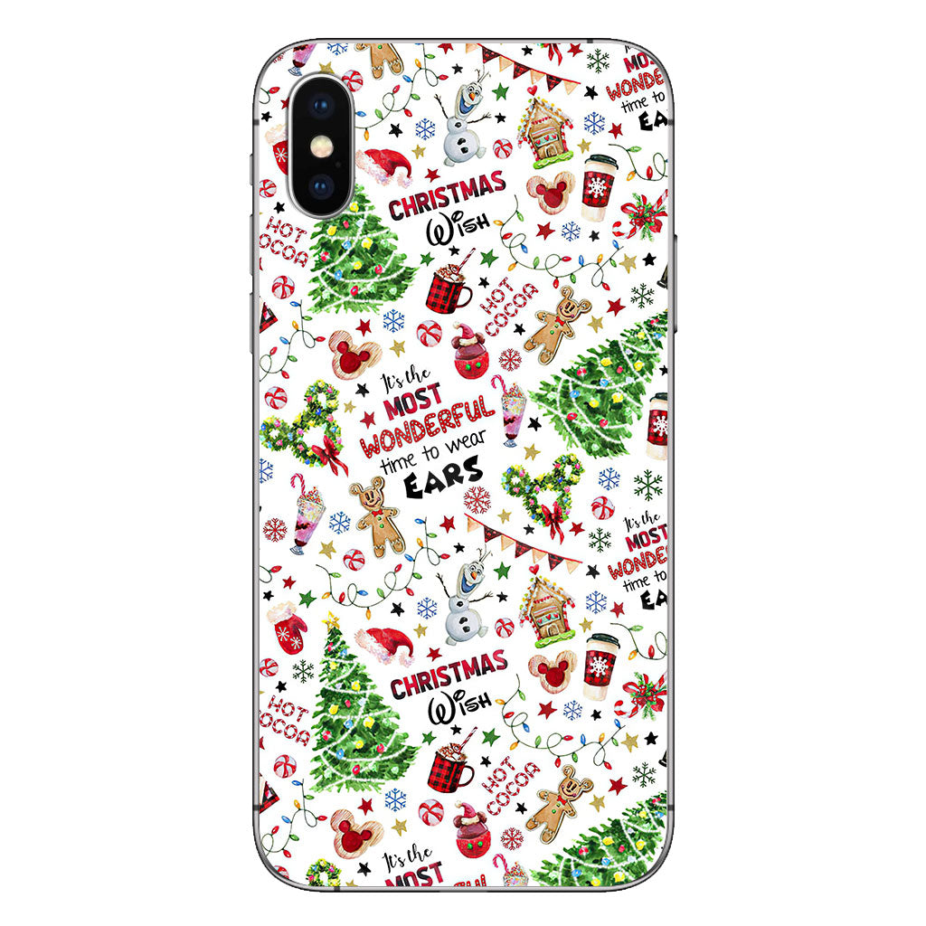 Wonderful Time Of The Year - Christmas Mouse Phone Case