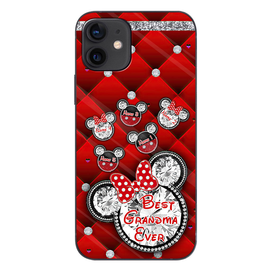 Best Grandma Ever - Personalized Mouse Phone Case