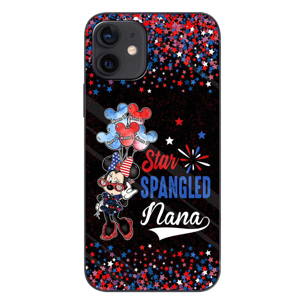 Star Spangled Nana - Personalized Independence Day Grandma Phone Case