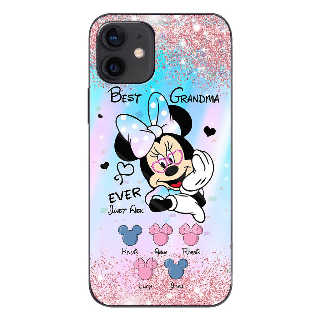 Best Grandma Ever Mouse Ears - Personalized Phone Case