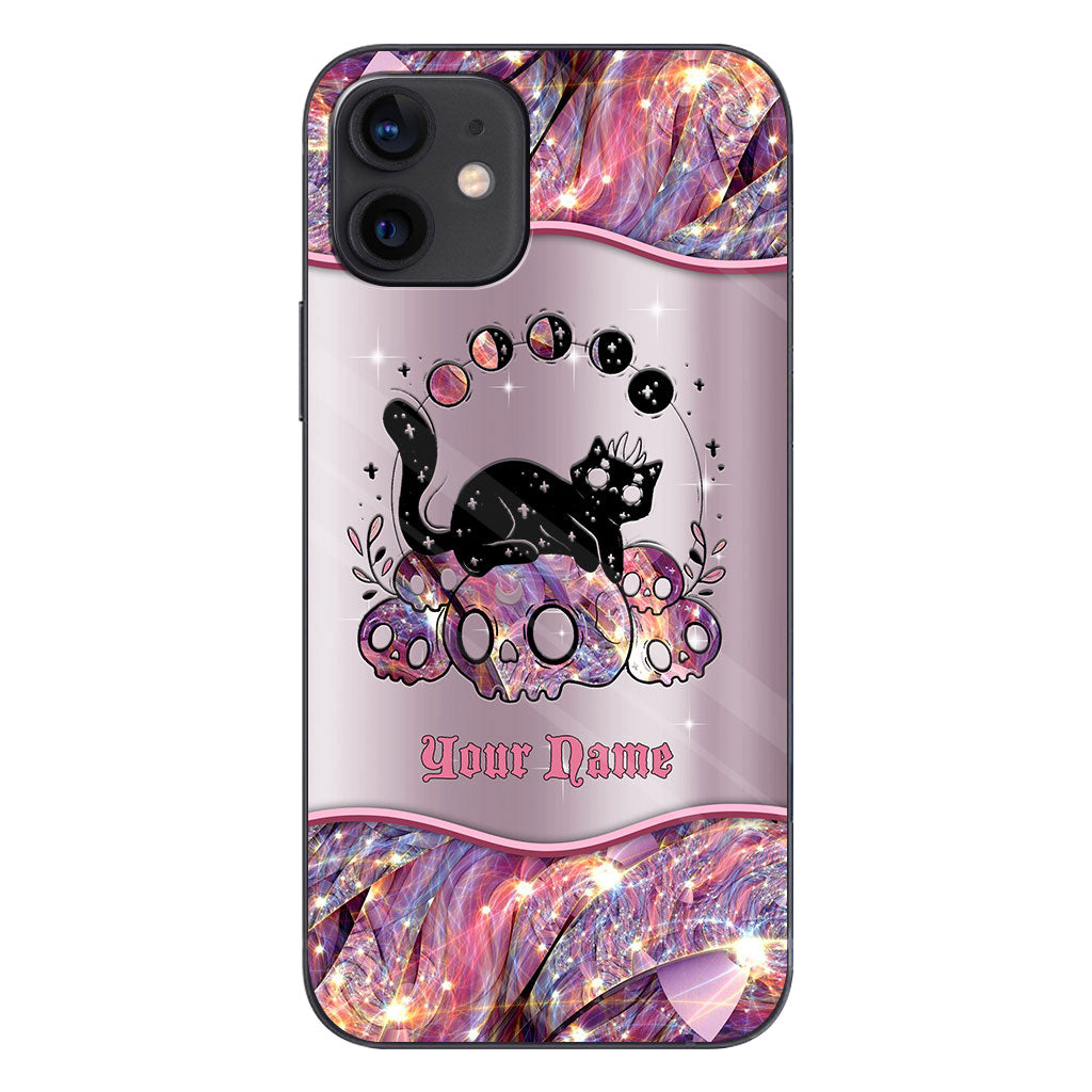 The Cat Witch - Personalized Black Cat Phone Case
