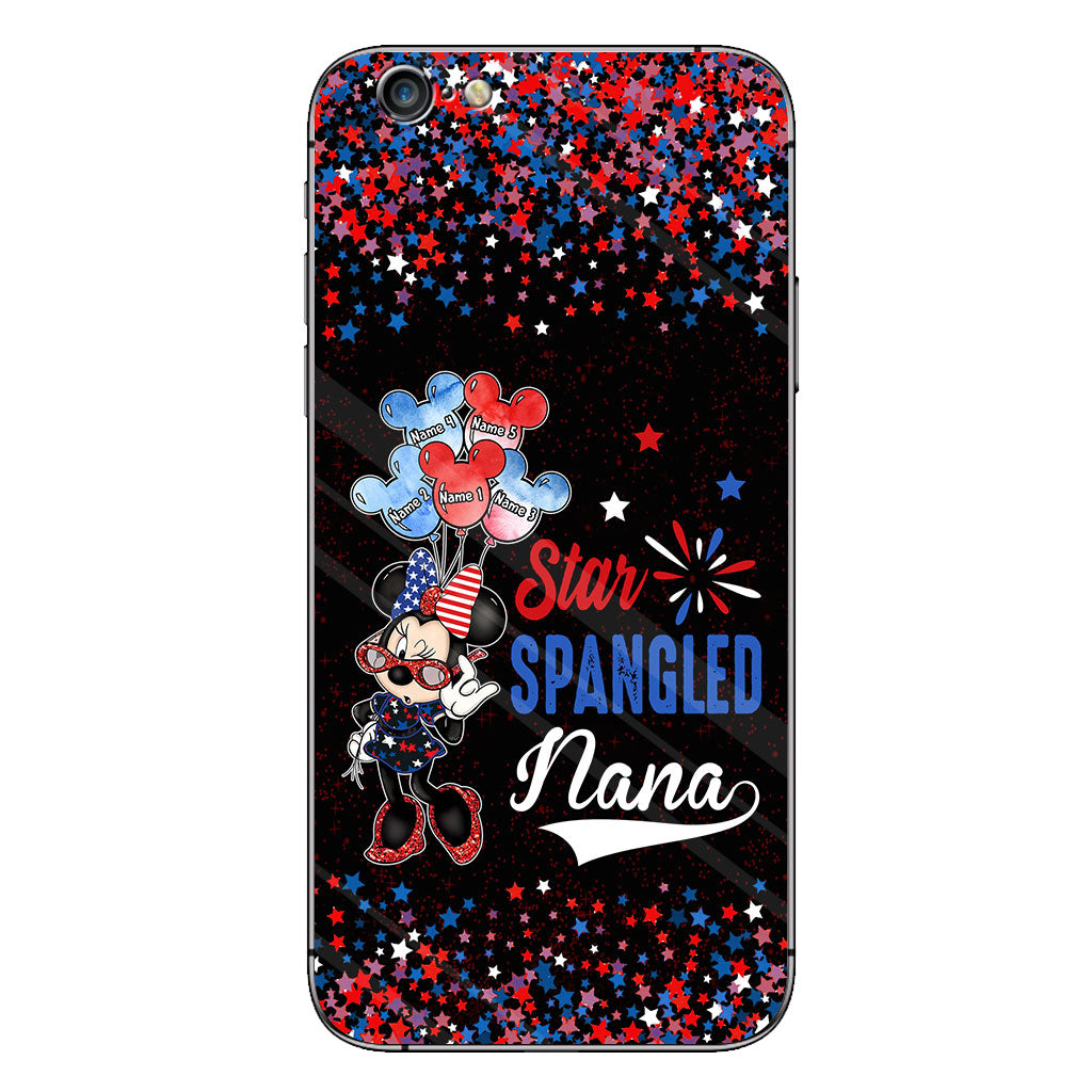 Star Spangled Nana - Personalized Independence Day Grandma Phone Case