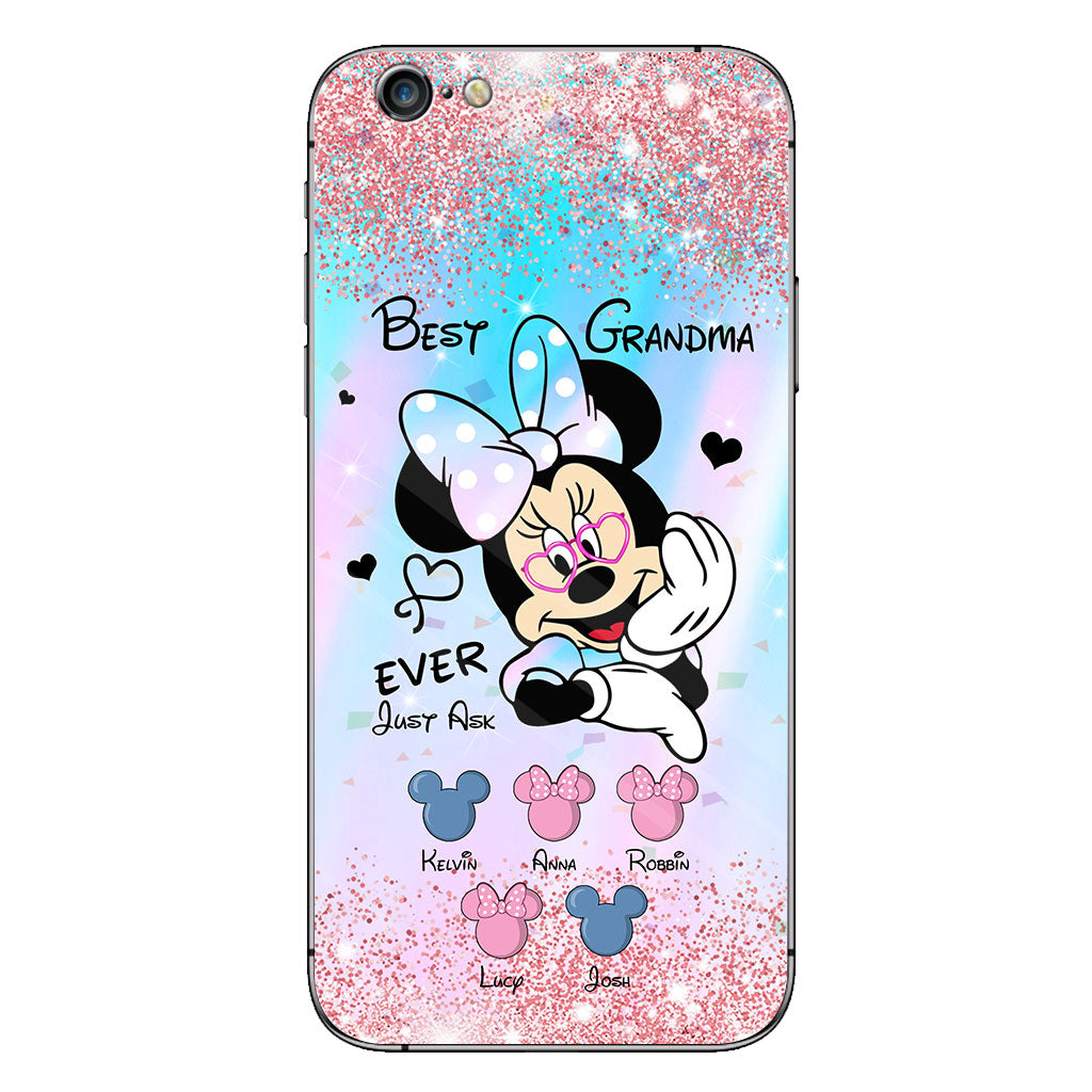 Best Grandma Ever Mouse Ears - Personalized Phone Case
