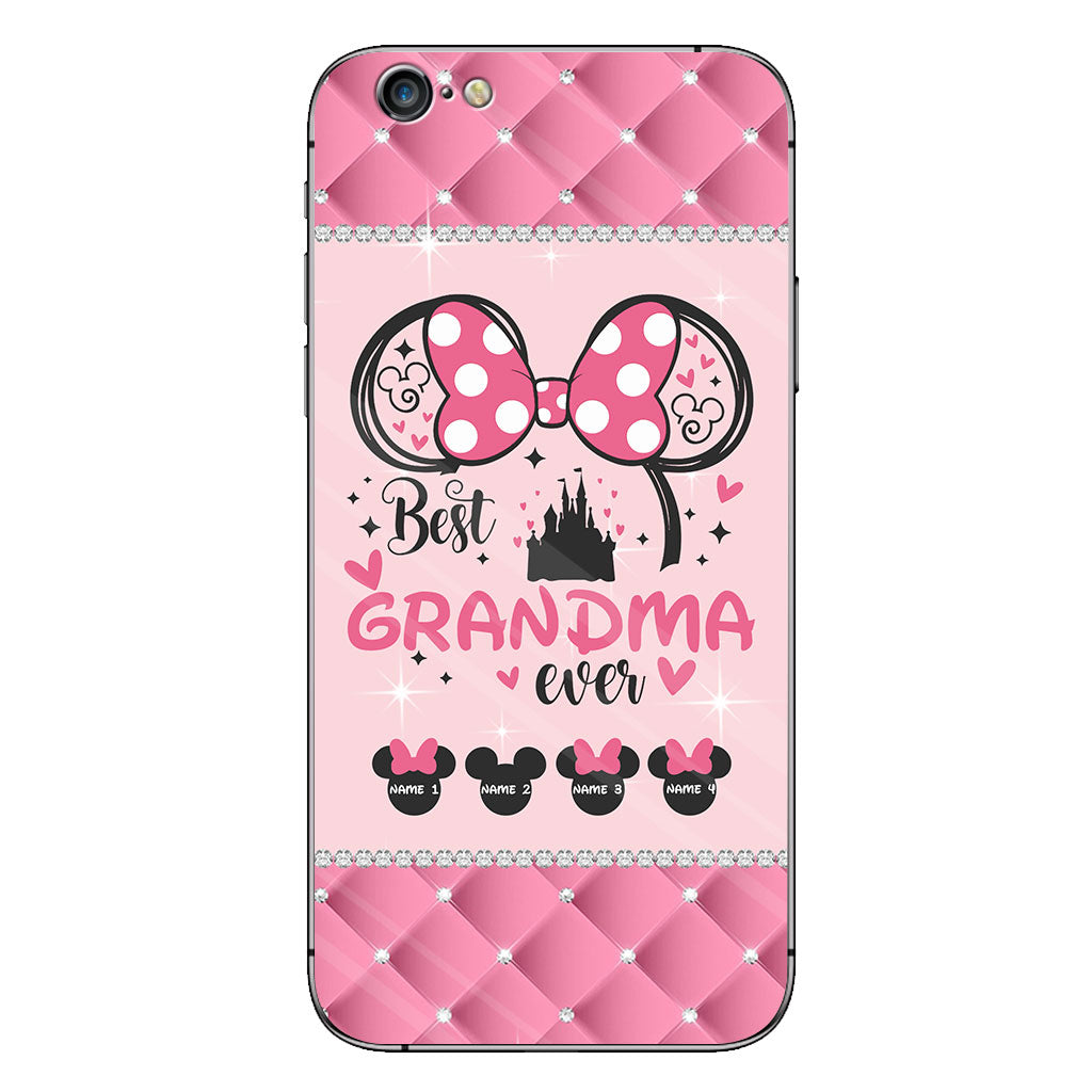 Best Grandma Ever Mouse Ears - Personalized Mouse Phone Case